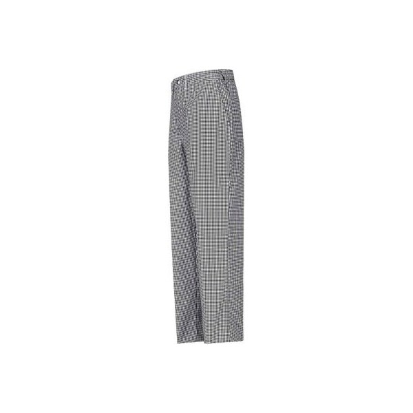Vf Imagewear Chef Designs Cook Pants, Black & White Check, Polyester/Cotton Twill, 34" x 30" 2020BW3430 - main